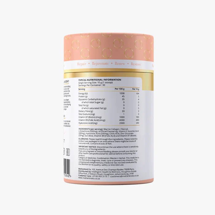 Motherkind OceaGlow Anti-Ageing Marine Collagen 300g