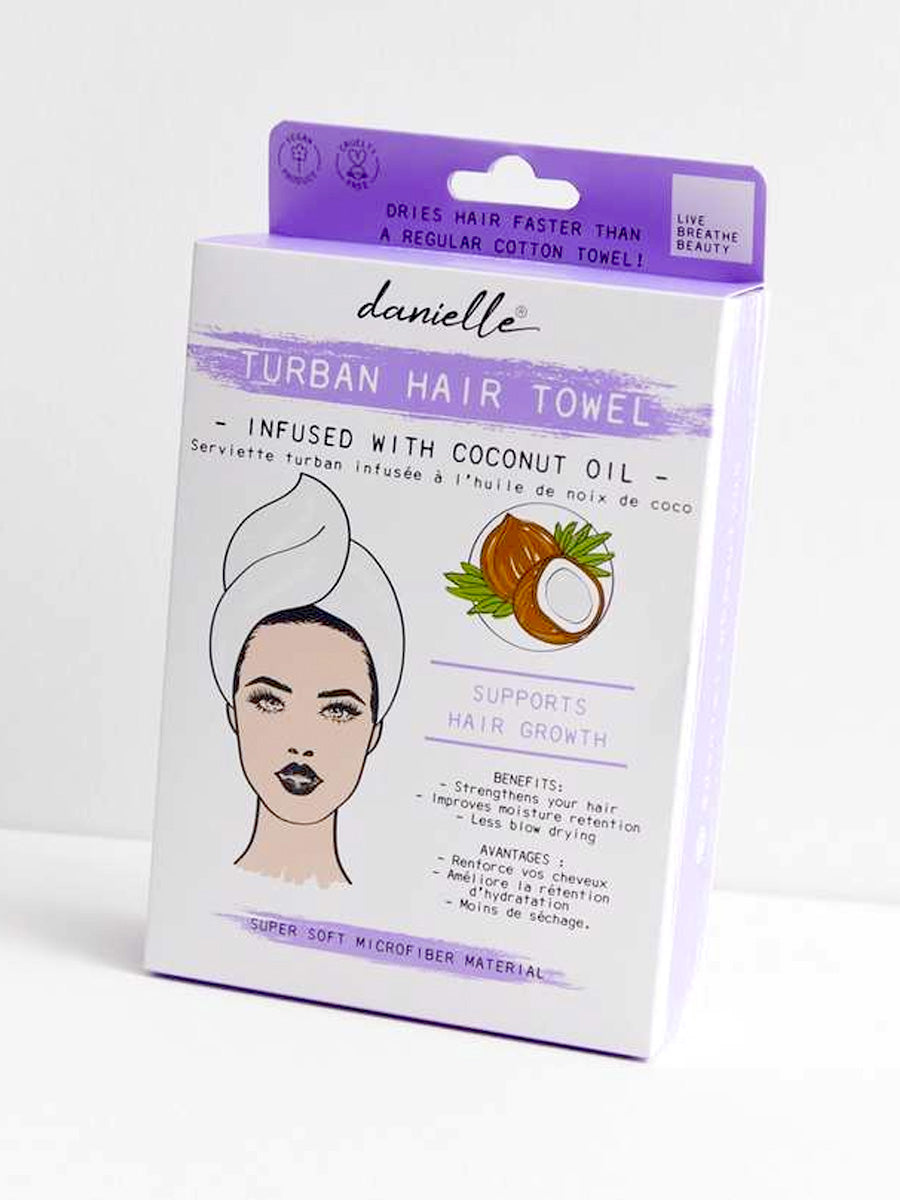 Turban Hair Towel Infused with Coconut